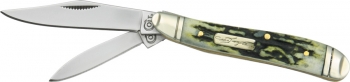 Colt Peanut Black Stag Bone Series Knives CT239