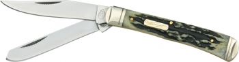 Colt Trapper Black Stag Bone Knives CT246