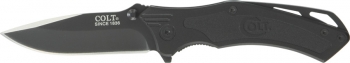 Colt Black Tactical Linerlock 4 Inch Dual Thumb Studs CT266
