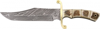 Colt Alamo Bowie Damascus Knives CT408