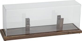 Display Cases Walnut Display Stand with Dome DC6