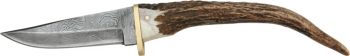 Damascus Long Horn Hunter knives DM1011