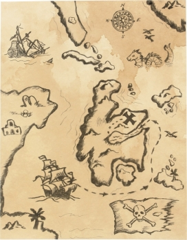 Denix Denix Treasure Map. replicas 097