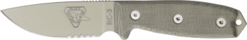 ESEE Model 3 Desert Tan Blade knives ES3SKODT