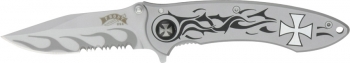 Frost Iron Cross Framelock Knives F18107S