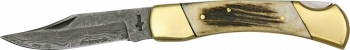Fox-N-Hound Damascus Lockback knives FH1