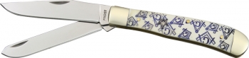 Frost Masonic Trapper Knives FMAS108WB