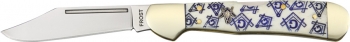 Frost Cutlery Masonic Lockback knives FMAS165WB