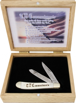 Frost Frost Ten Commandments Trapper Knives FSET812TEN