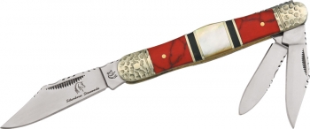 Frost Cutlery Frost Silver Horse Whittler. knives FSHS149RED