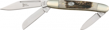Frost Cutlery Wrangler Deer Stag Folder knives FSW112DS