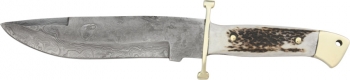 Frost Frost Whitetail Damascus Bowie Knives FWT016