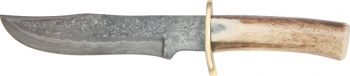 Frost Frost Whitetail Damascus Bowie Knives FWT124