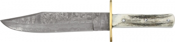 Frost Whitetail Damascus Bowie Knives FWT130