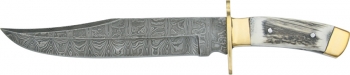 Frost Frost Whitetail Damascus Bowie Knives FWT131