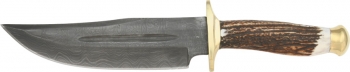 Frost Frost Whitetail Damascus Bowie Knives FWT134