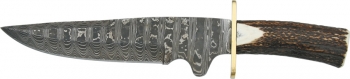 Frost Frost Whitetail Damascus Bowie Knives FWT135