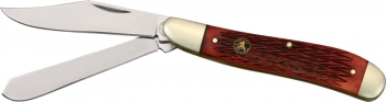 Frost Whitetail Dog Leg Trapper Knives FWT151RPB