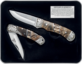 Gerber Gerber Stag & Burlwood Set knives - multitools G0440