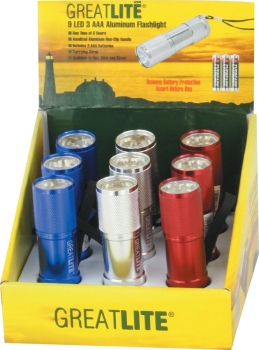 GreatLite GreatLite Mini 9 LED Flashligh Flashlights GL32848