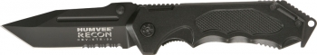 Humvee Tactical Recon 5 Inch Linerlock Knife Combo Edge HMVKTR04