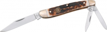 HandR Whittler Stag Knives HR203DS