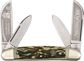 Hen & Rooster Hillbilly Congress knives HR224DSHC