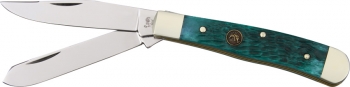HandR Trapper Green Bone Knives HR312GPB