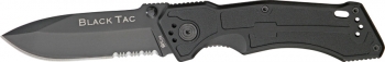 King Cutlery Black Tac Tactical Linerlock Knives KG8793