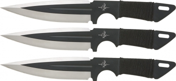Kit Rae BlackJet Thrower Triple Set knives KR33B