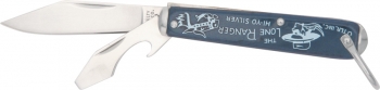 Long Ranger Lone Ranger Folder Blue. Knives LR2