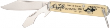 Long Ranger Lone Ranger Folder White. Knives LR4