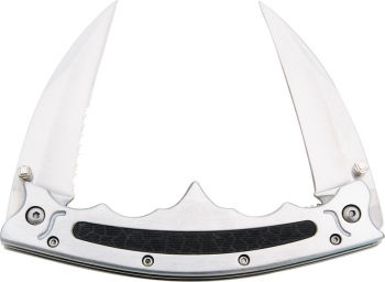 Cheap Double Linerlock Silver Knives M2226