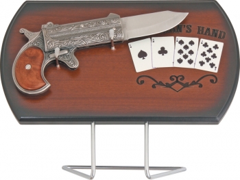 Cheap Deadmans Hand Gun Knife Knives M3396