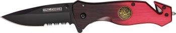 Miscellaneous Two Tone Rescue Linerlock A-O knives M3894