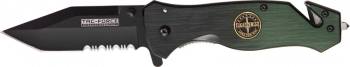 Cheap Two Tone Rescue Linerlock A-O Knives M3896