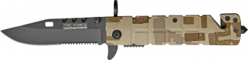 Cheap Linerlock Brown Digital Knives M4146
