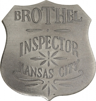 Badges of the Old West Brothel Inspector Kansas City MI3004