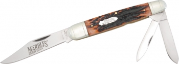 Marbles Marbles Whittler Stag Bone. knives MR102