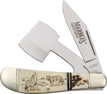Marbles Scrimshaw Pocket Chopper knives MR250