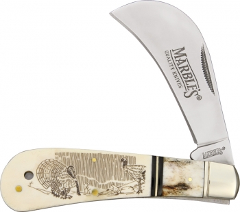 Marbles Scrimshaw Series Hawkbill knives MR251