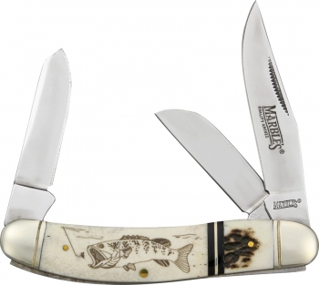Marbles Schrimshaw Stockman knives MR252