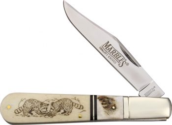 Marbles Scrimshaw Grand Daddy Barlow knives MR255