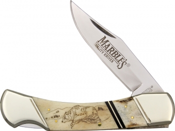 Marbles Scrimshaw Series Lockback knives MR257