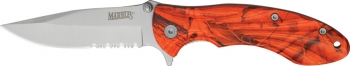 Marbles Linerlock Orange Camo knives MR286
