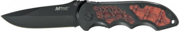 Mtech MTech Linerlock Leather Inlay. knives MT236