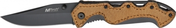 Mtech Leather Handle Linerlock knives MT245