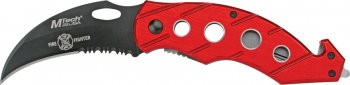 Mtech Firefighter Linerlock knives MT402RD