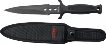 MTech Dagger 440 Steel 11 5/8 Inch Rubber Handle MT454