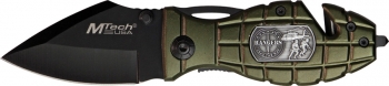 Mtech Grenade Rescue Linerlock knives MT505RG